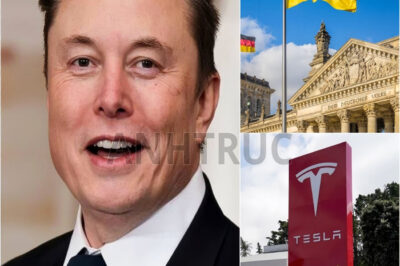 5 MINUTES AGO: GERMANY makes bold decision to shut down Tesla and the US auto industry – Elon Musk responds with a shocking 7-word message, revealing a hidden truth that has shocked the world.