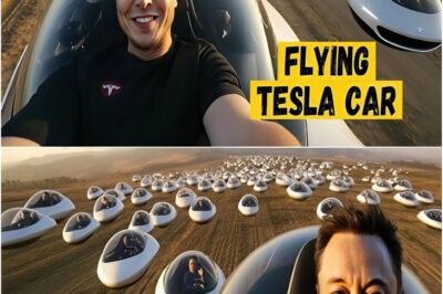 6 MINUTES AGO: Elon Musk unveils world’s first flying Tesla prototype. Super-cheap flight prices revealed!