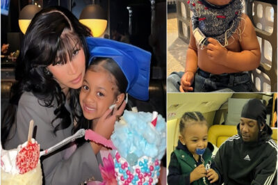 Cardi B “MARBARIC” Offset is not qualified to be a father, and has no right to name her child. She appears to confirm her 3-month-old daughter’s name with gorgeous Christmas decorations