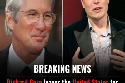 Richard Gere leaves the United States for Spain with his family and vows never to return, citing reasons related to Elon Musk.
