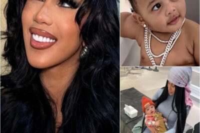 Cardi B Reveals Newborn Baby’s Face, Takes Baby Shopping Without Dad