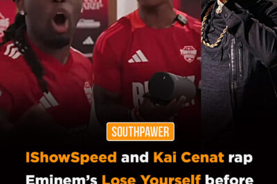 IShowSpeed and Kai Cenat rap Eminem’s “Lose Yourself” before charity Football game