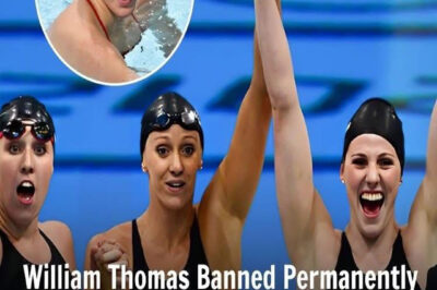 William Thomas is barred for life from Womeb’s Sports and is not permitted to compete against men.