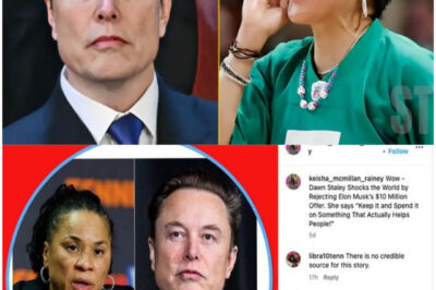 Dawn Staley Shocks the World by Rejecting Elon Musk’s $10 Million Offer. She says “Keep It and Spend It on Something That Actually Helps People!”