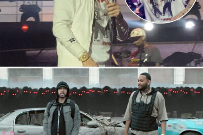 Eminem set the stage on fire with his electrifying performance of “Lucky You” at the Du Arena in Abu Dhabi, sending shockwaves through the crowd. Returning to the UAE after a seven-year hiatus, the anticipation was at an all-time high, and Eminem did not disappoint. The massive audience erupted as he launched into the track, his energy matched only by the roaring crowd that had waited years for this moment.