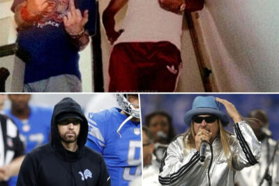 “This is what unity looks like, folks!” — The internet erupted as Eminem and Kid Rock joined forces to cheer on the Detroit Lions, setting aside their political differences in an unforgettable show of hometown pride. Fans couldn’t believe their eyes, watching two Michigan legends, often on opposite sides, unite under the roar of the crowd.